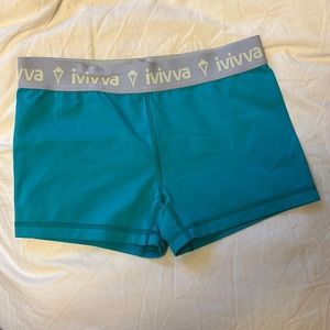 Ivivva blue spandex, size kids 12